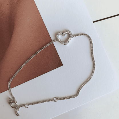 [Rose Jewels]Heart Shape Lover Bracelet