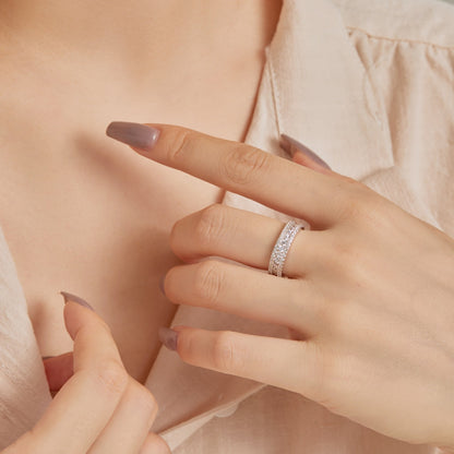 [Rose Jewels]Delicate Colorful Round Cut Daily Ring