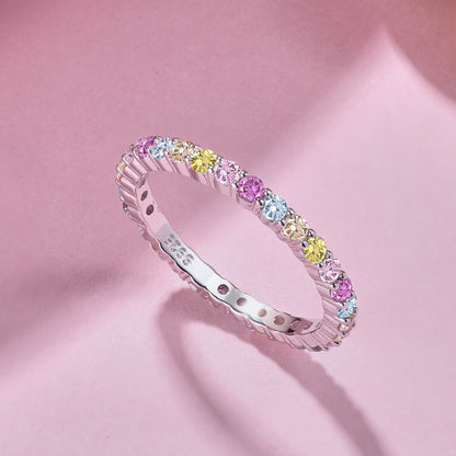 [Rose Jewels]Elegant Vivid Round Cut Daily Ring