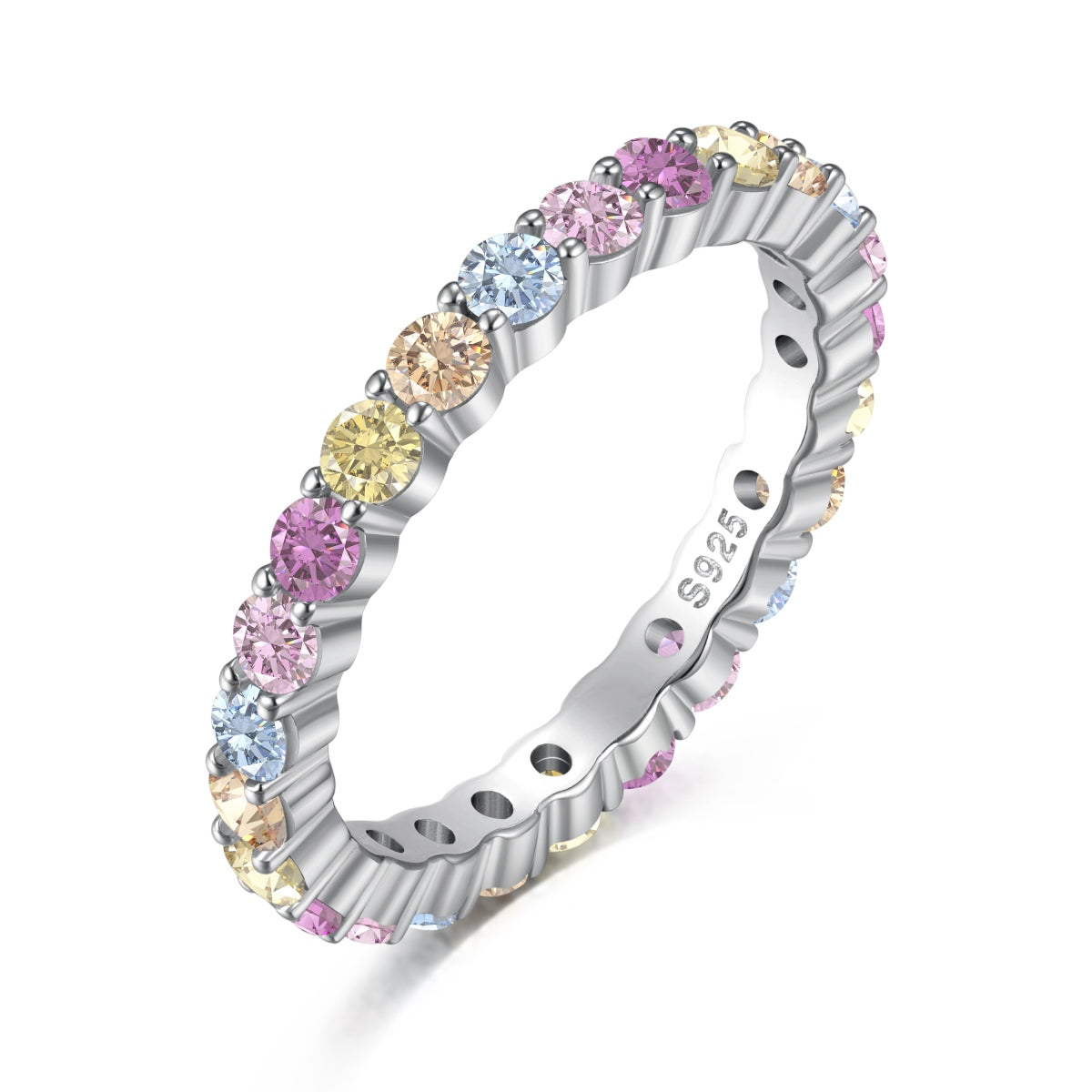 [Rose Jewels]Elegant Vivid Round Cut Daily Ring