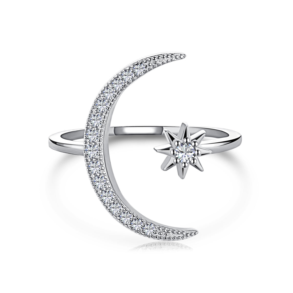 [Rose Jewels]Eternity Moon & Star Ring