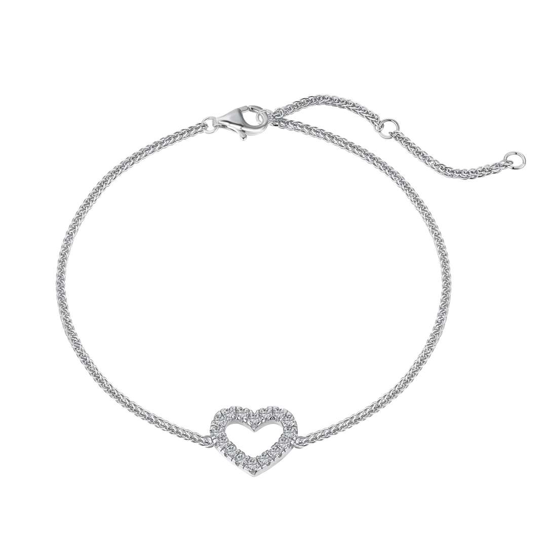 [Rose Jewels]Heart Shape Lover Bracelet