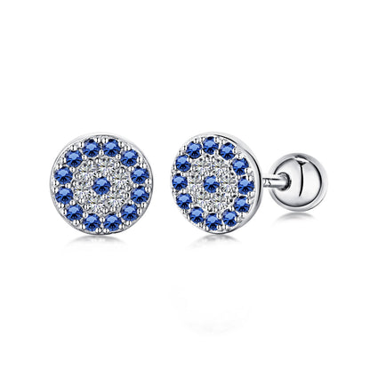 [Rose Jewels]Devil's Eye Ear Bone Nail Earrings