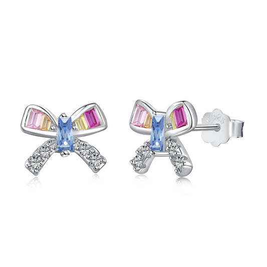 [Rose Jewels]Ornate Butterfly Shape Daily Earrings