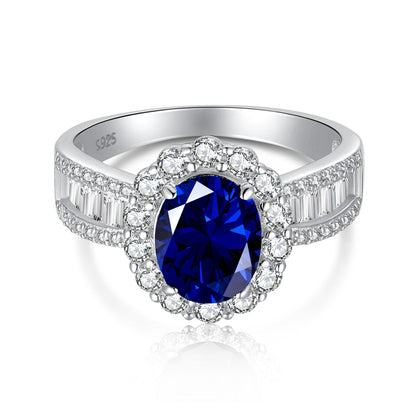 [Rose Jewels]1.5 Carat Dazzling Charming Oval Cut Banquet Ring