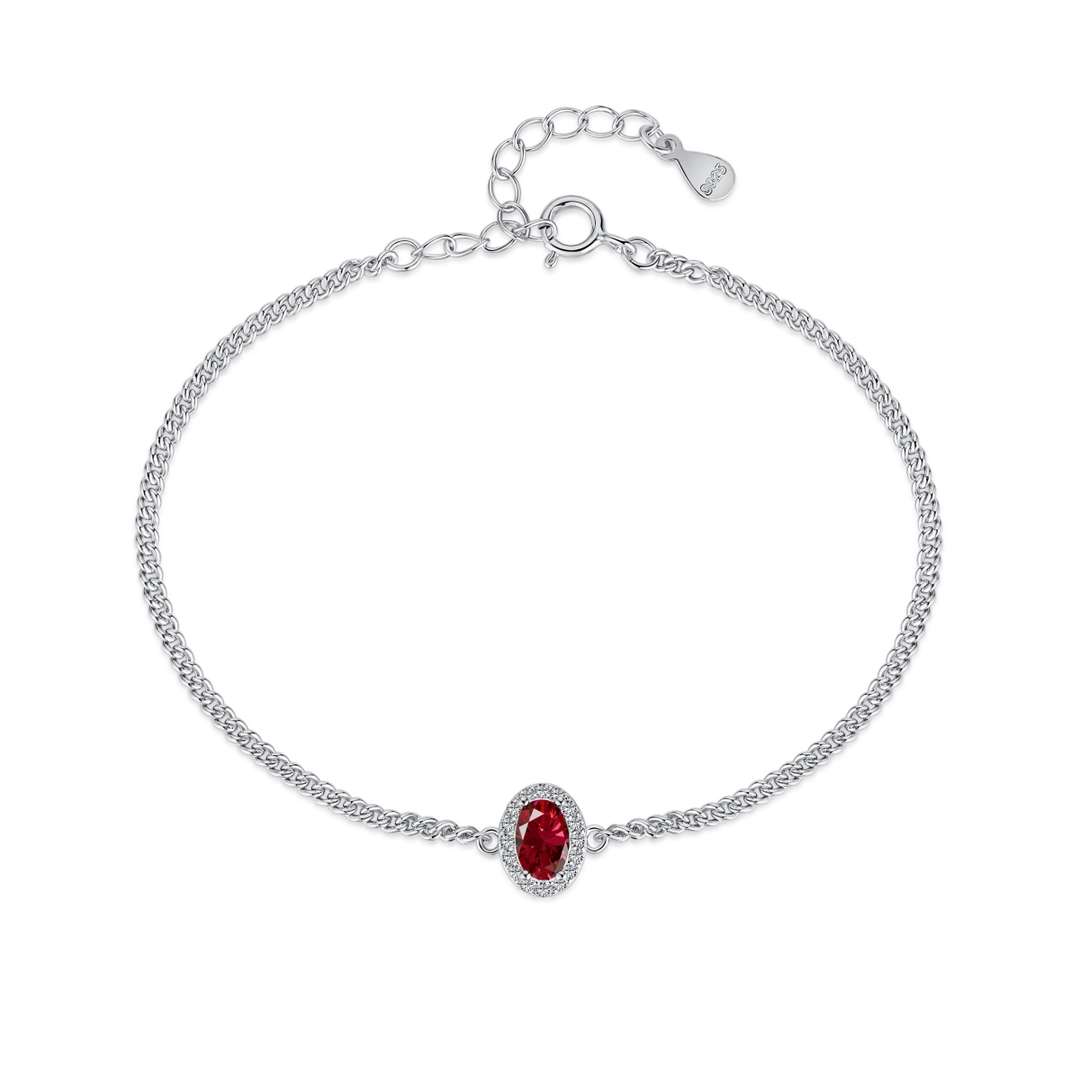 [Rose Jewels]Exquisite Oval Shape Bracelet