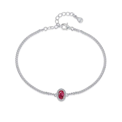 [Rose Jewels]Exquisite Oval Shape Bracelet