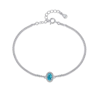 [Rose Jewels]Exquisite Oval Shape Bracelet