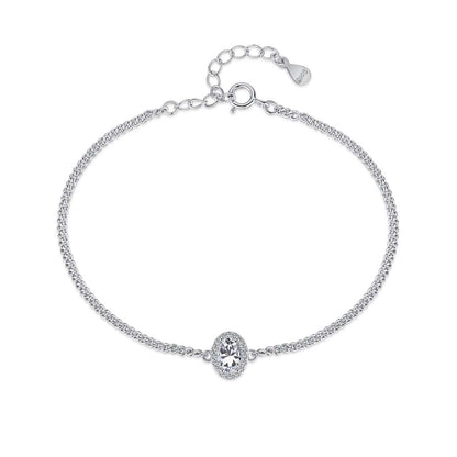 [Rose Jewels]Exquisite Oval Shape Bracelet