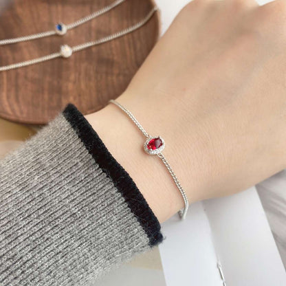 [Rose Jewels]Exquisite Oval Shape Bracelet