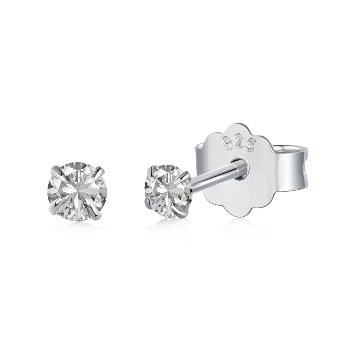 [Rose Jewels]Delicate Solitaire Earrings