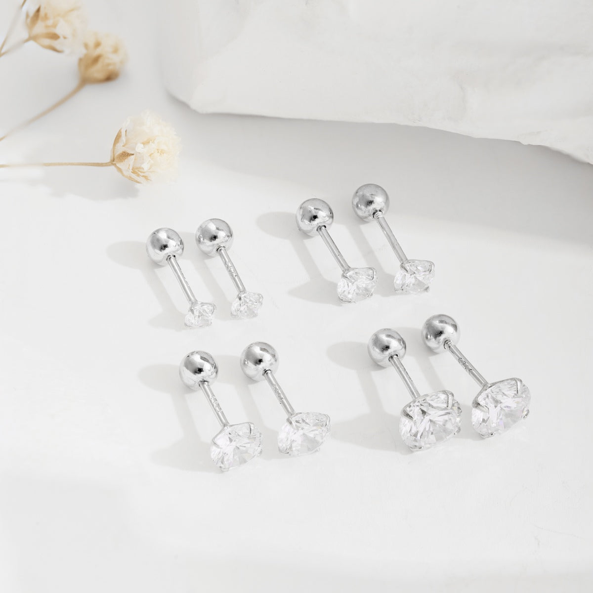 [Rose Jewels]Unique U-Shaped Ear Bone Earrings