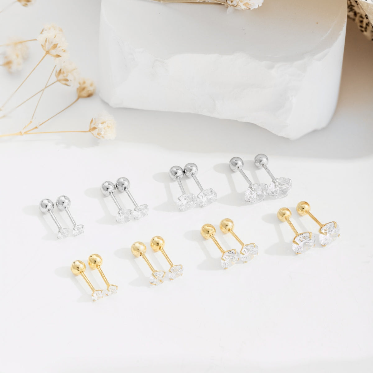 [Rose Jewels]Unique U-Shaped Ear Bone Earrings