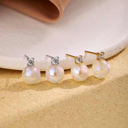 [Rose Jewels]Symphony Mermaid Pearl Earrings