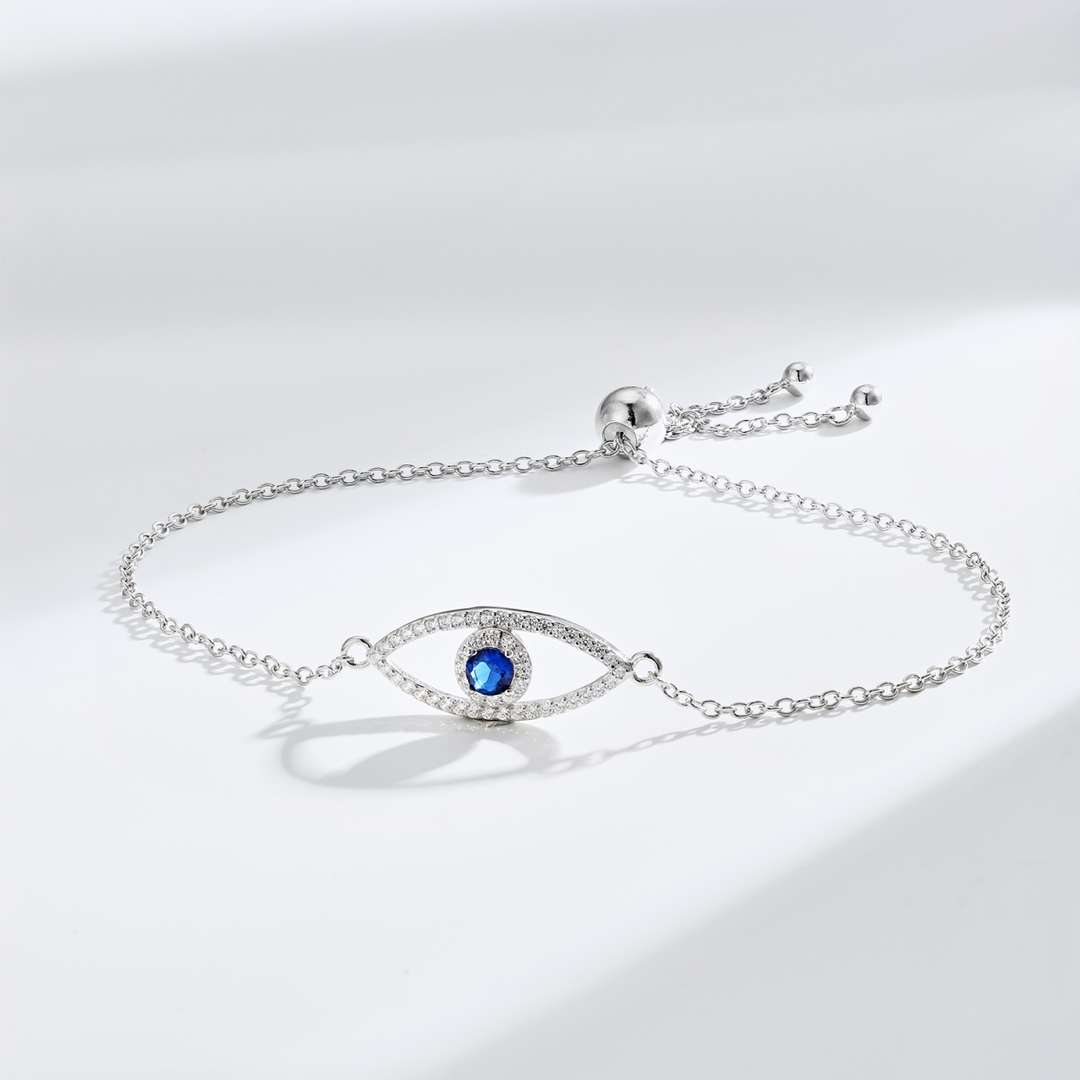 [Rose Jewels]Devil's Eye Hollow Design Bracelet