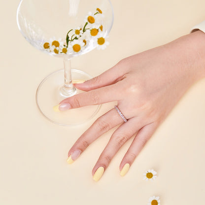 [Rose Jewels]Dainty Ebullient Round Cut Daily Ring