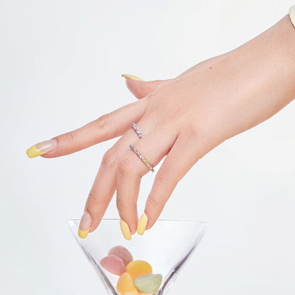 [Rose Jewels]Dainty Ebullient Round Cut Daily Ring