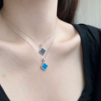 [Rose Jewels]Dainty Flower Shape Necklace