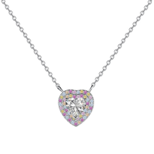 [Rose Jewels]Exquisite Heart Shape Necklace