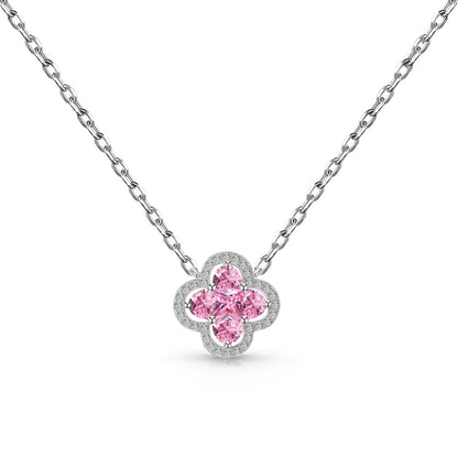 [Rose Jewels]Spliced Lucky Four-Leaf Clover Versatile Necklace