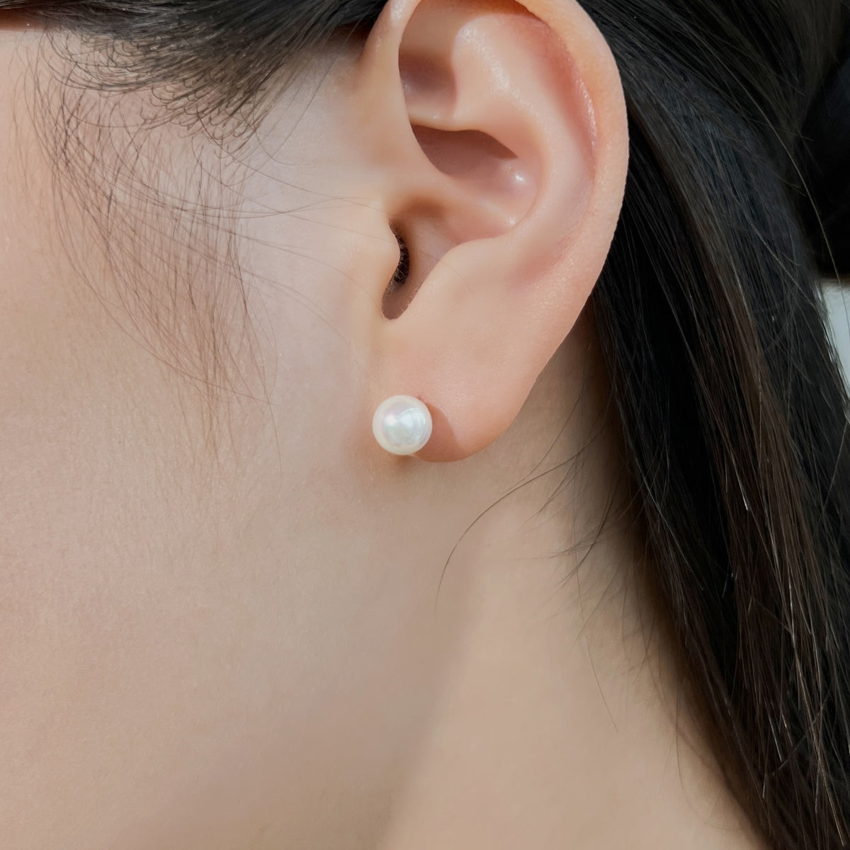 [Rose Jewels]Delicate Pearl Earrings